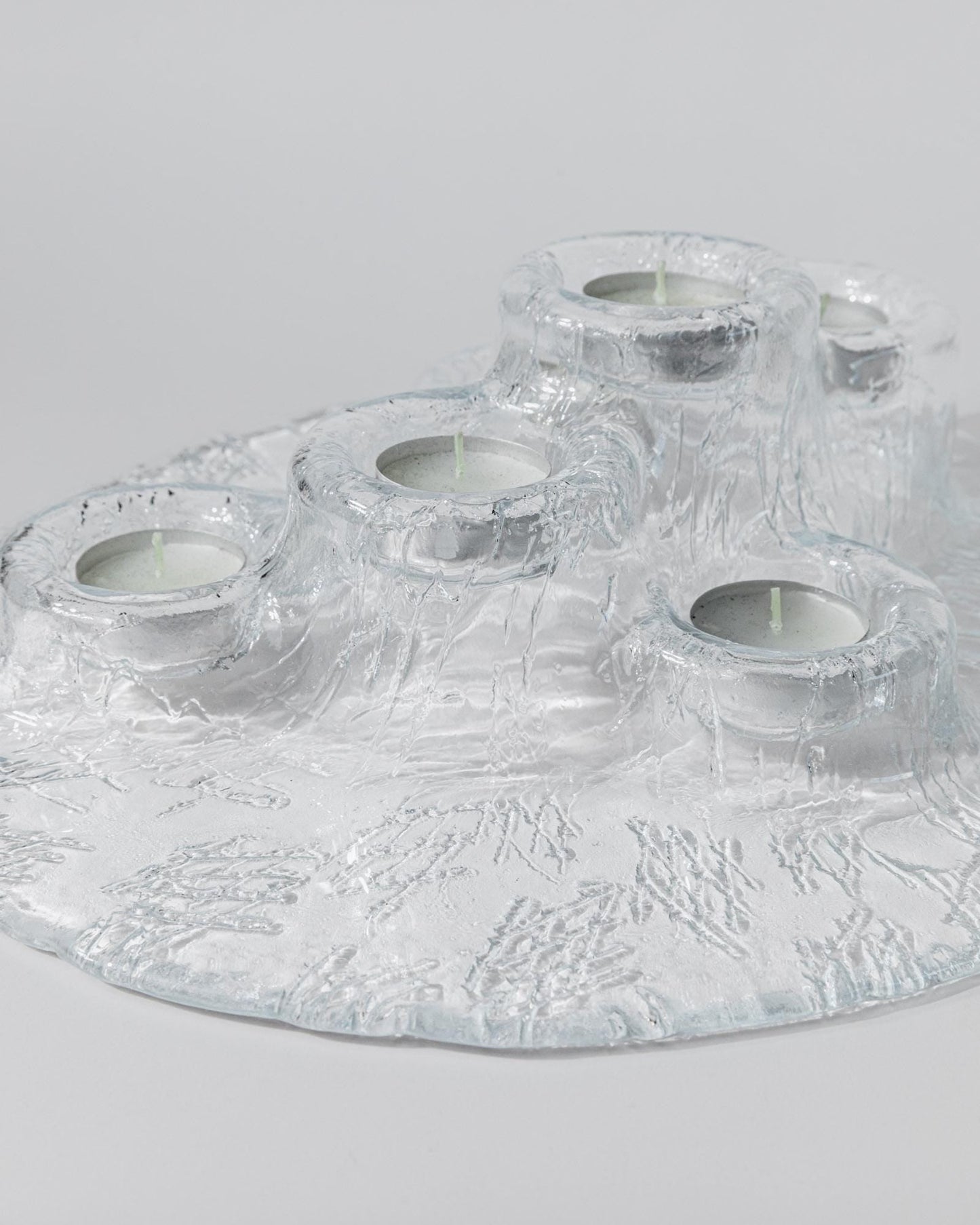 Vintage Kerzenhalter Vulcano von Pertti Kallioinen für Muurla, 6 Teelichter