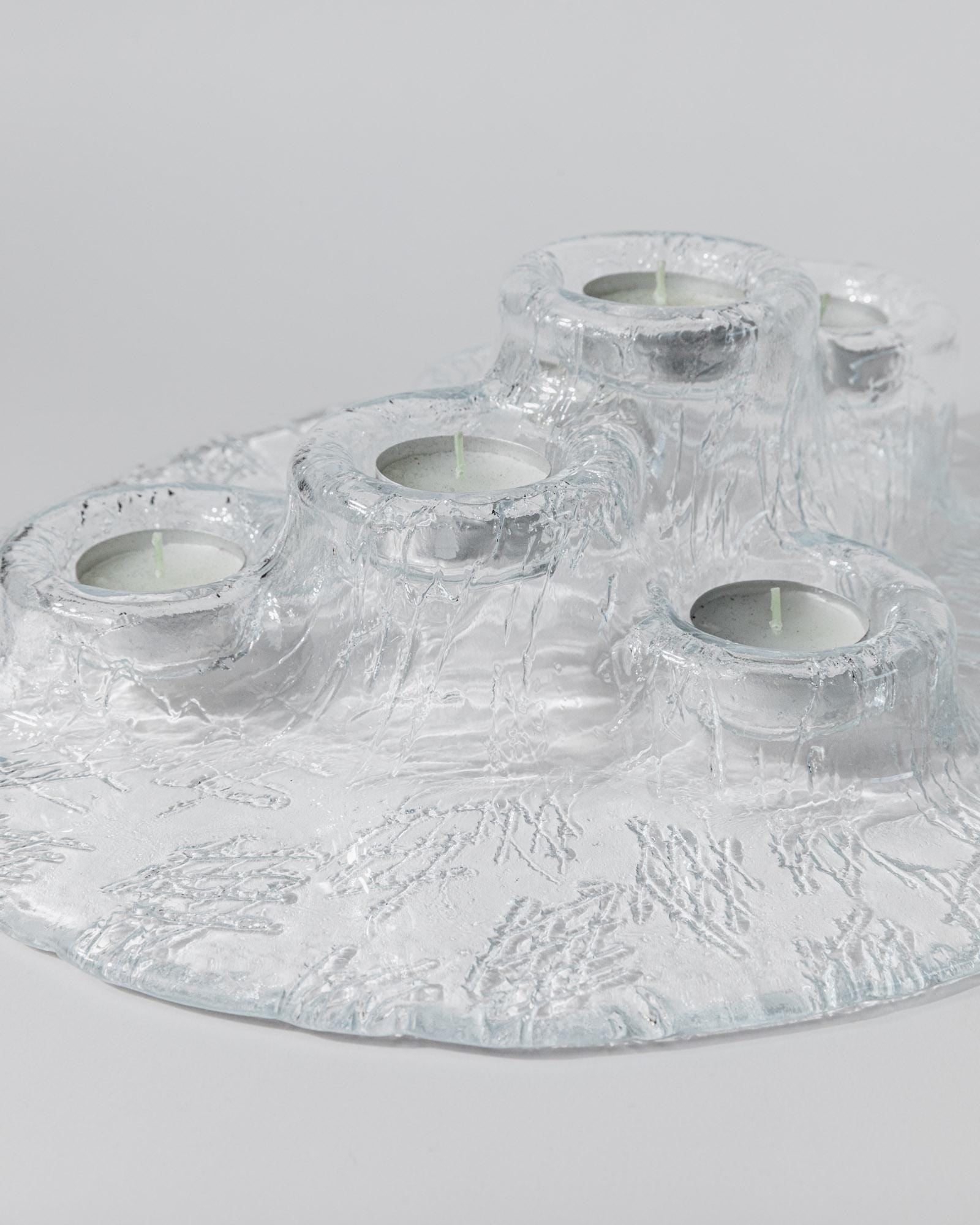 Vintage Kerzenhalter Vulcano von Pertti Kallioinen für Muurla, 6 Teelichter