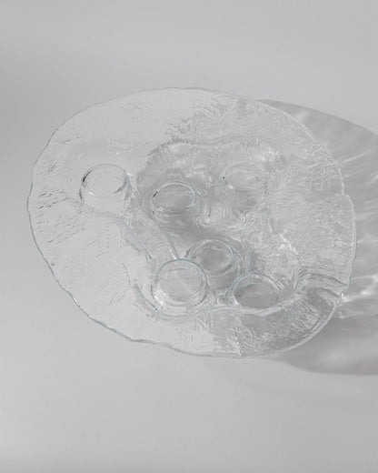 Vintage Kerzenhalter Vulcano von Pertti Kallioinen für Muurla, 6 Teelichter