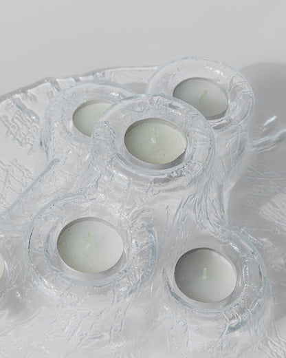 Vintage Kerzenhalter Vulcano von Pertti Kallioinen für Muurla, 6 Teelichter