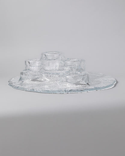 Vintage Kerzenhalter Vulcano von Pertti Kallioinen für Muurla, 6 Teelichter