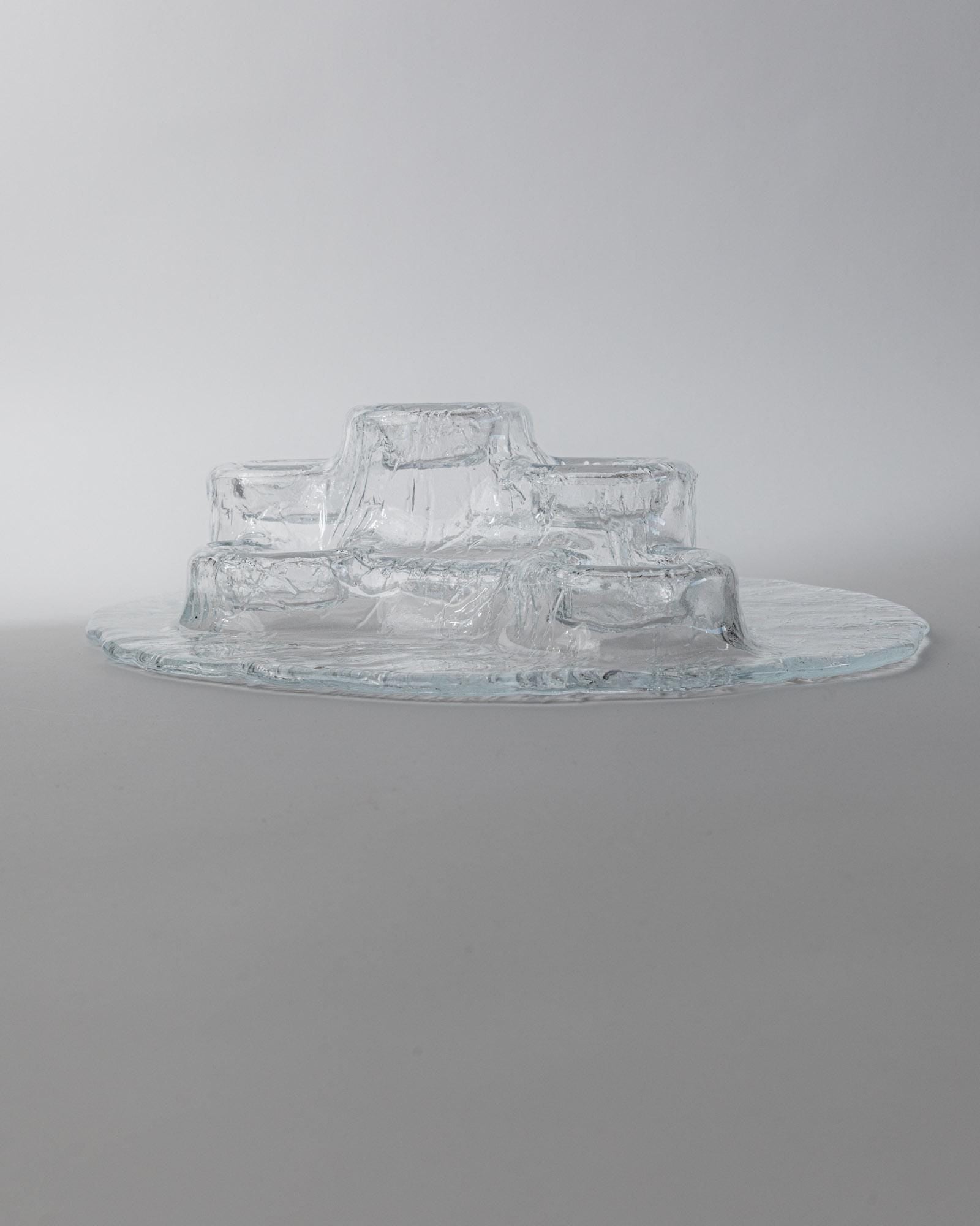 Vintage Kerzenhalter Vulcano von Pertti Kallioinen für Muurla, 6 Teelichter