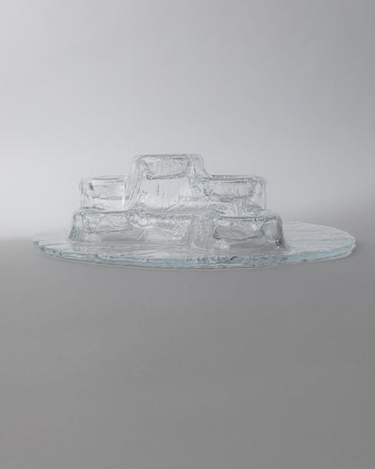 Vintage Kerzenhalter Vulcano von Pertti Kallioinen für Muurla, 6 Teelichter