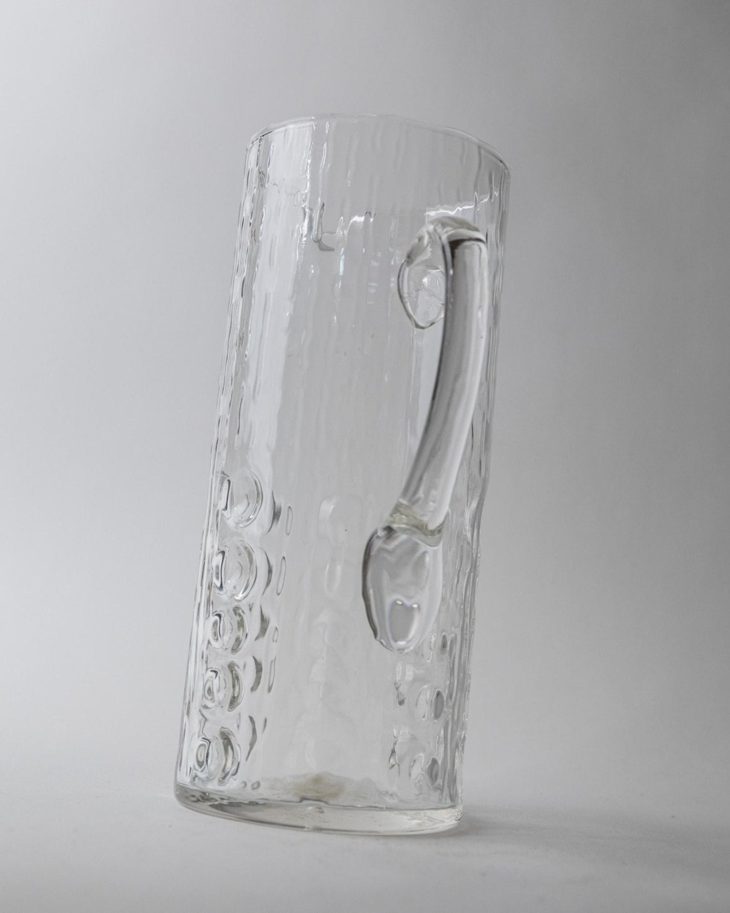 Vintage Glaskrug "Bubble Glass" von JH Elegance, Belgien