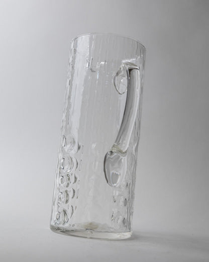 Vintage Glaskrug "Bubble Glass" von JH Elegance, Belgien
