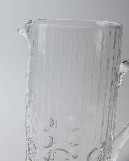 Vintage Glaskrug "Bubble Glass" von JH Elegance, Belgien