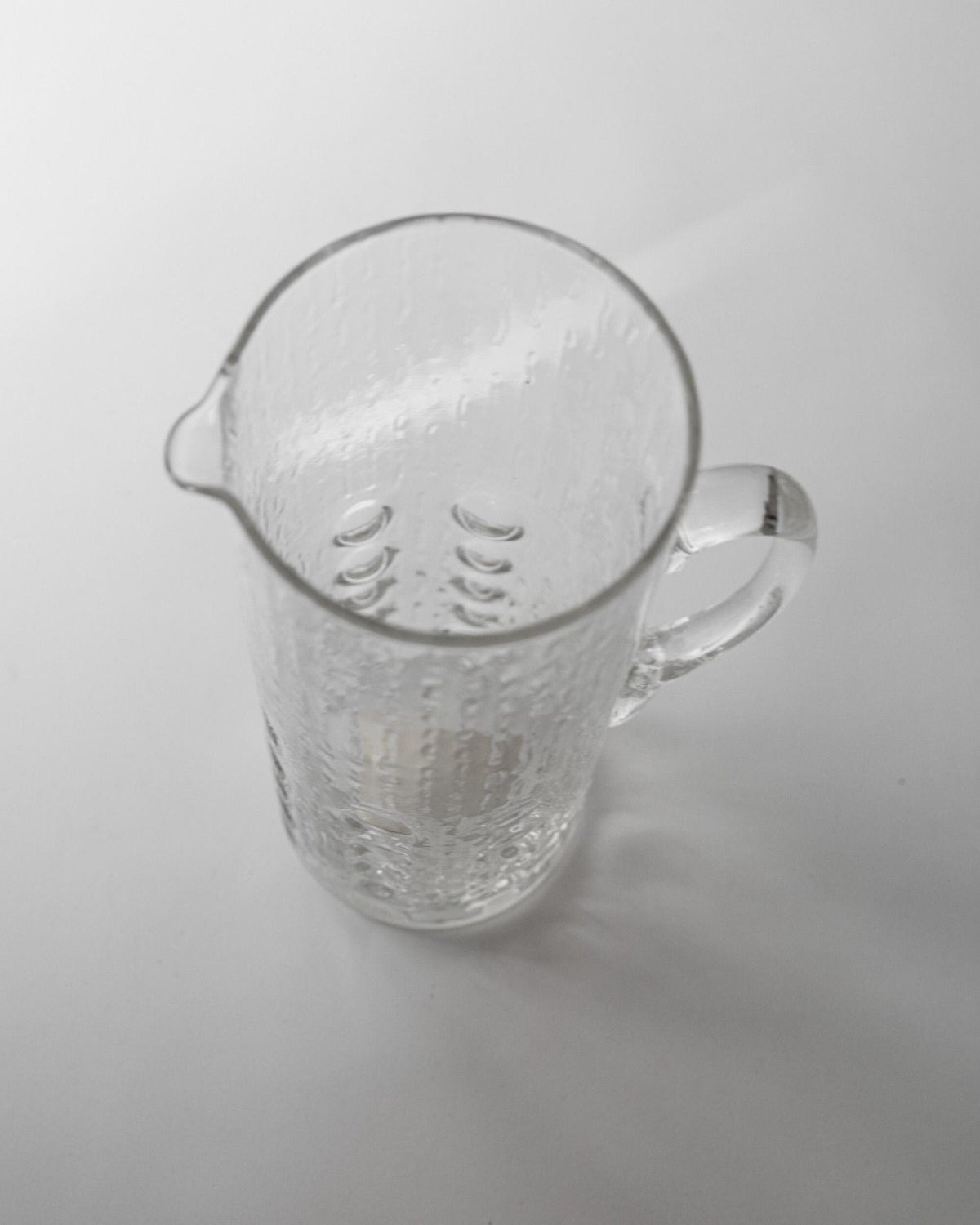 Vintage Glaskrug "Bubble Glass" von JH Elegance, Belgien