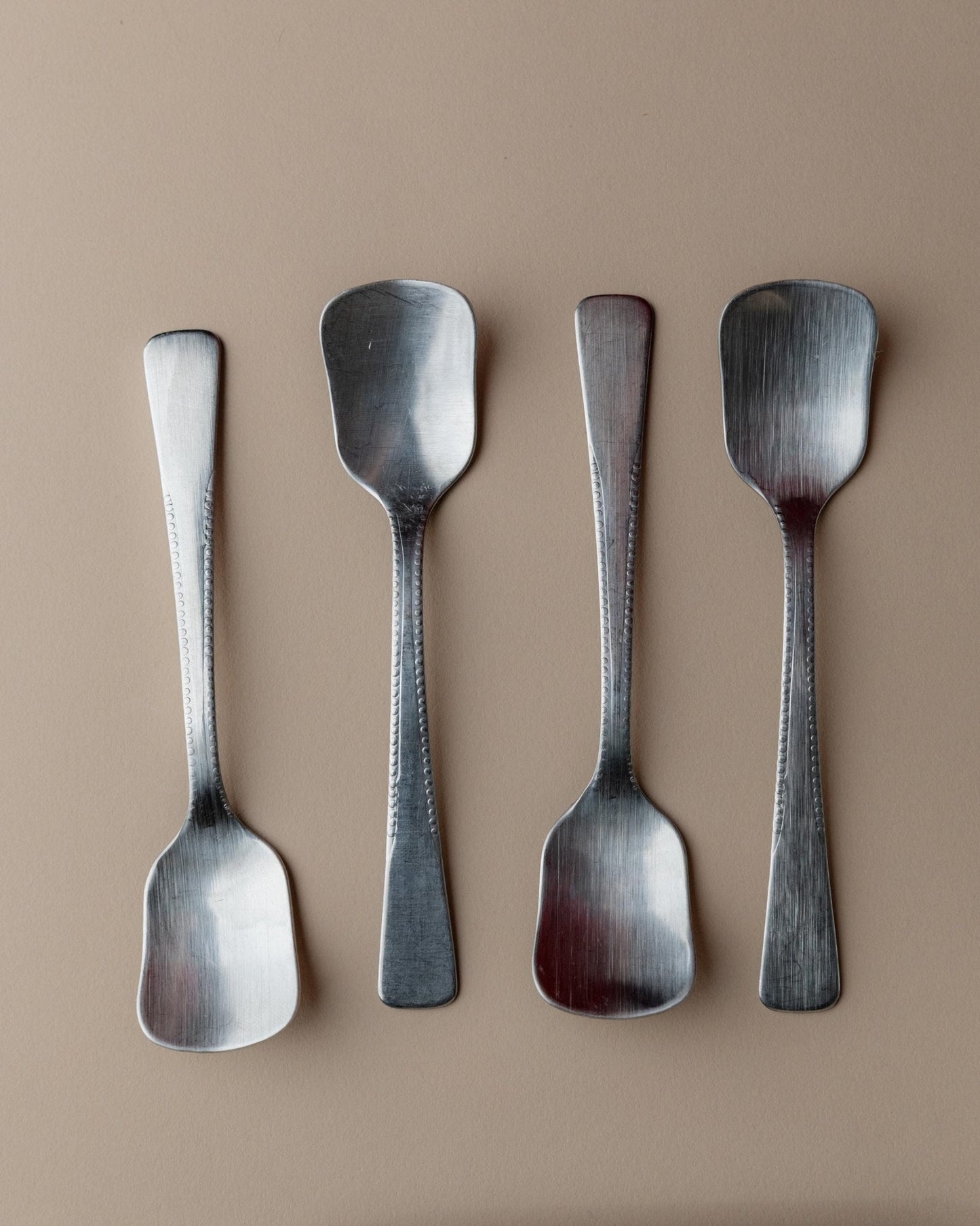 Vintage Eiscreme-Servierset Set von 4 von Italien 1970er in Originalverpackung