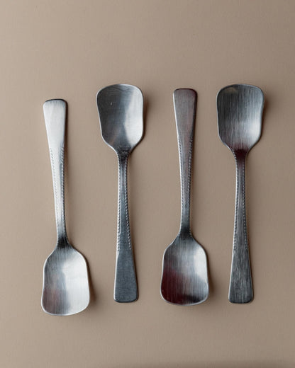 Vintage Eiscreme-Servierset Set von 4 von Italien 1970er in Originalverpackung