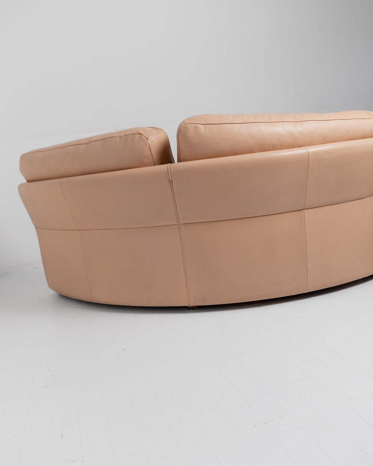 Vintage Sofa Petronio von Tito Agnoli für Poltrona Frau Blush Leder