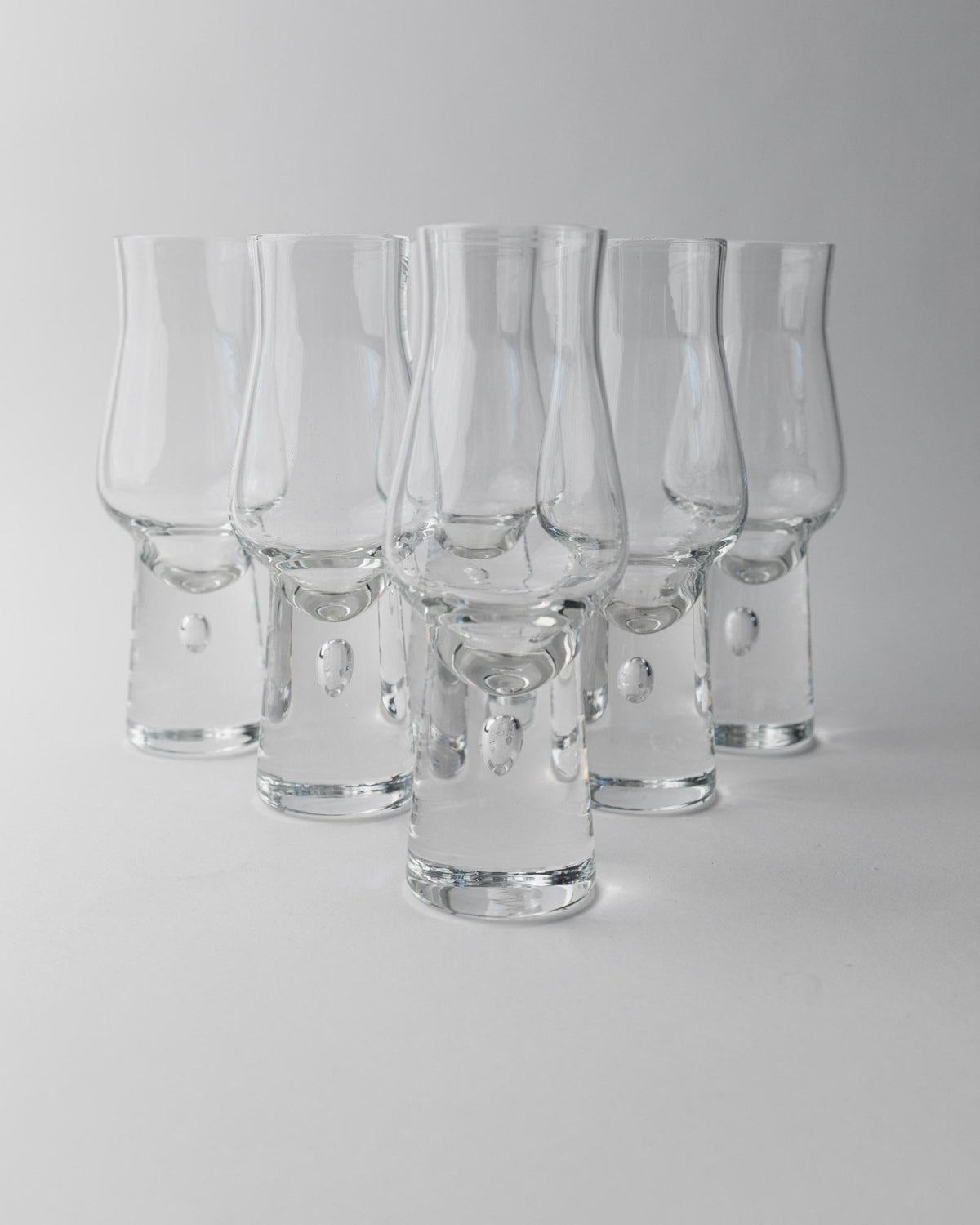 Vintage Trinkglas Set von 6 Murano von Murano