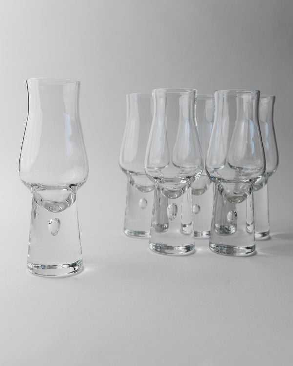 Vintage Trinkglas Set von 6 Murano von Murano