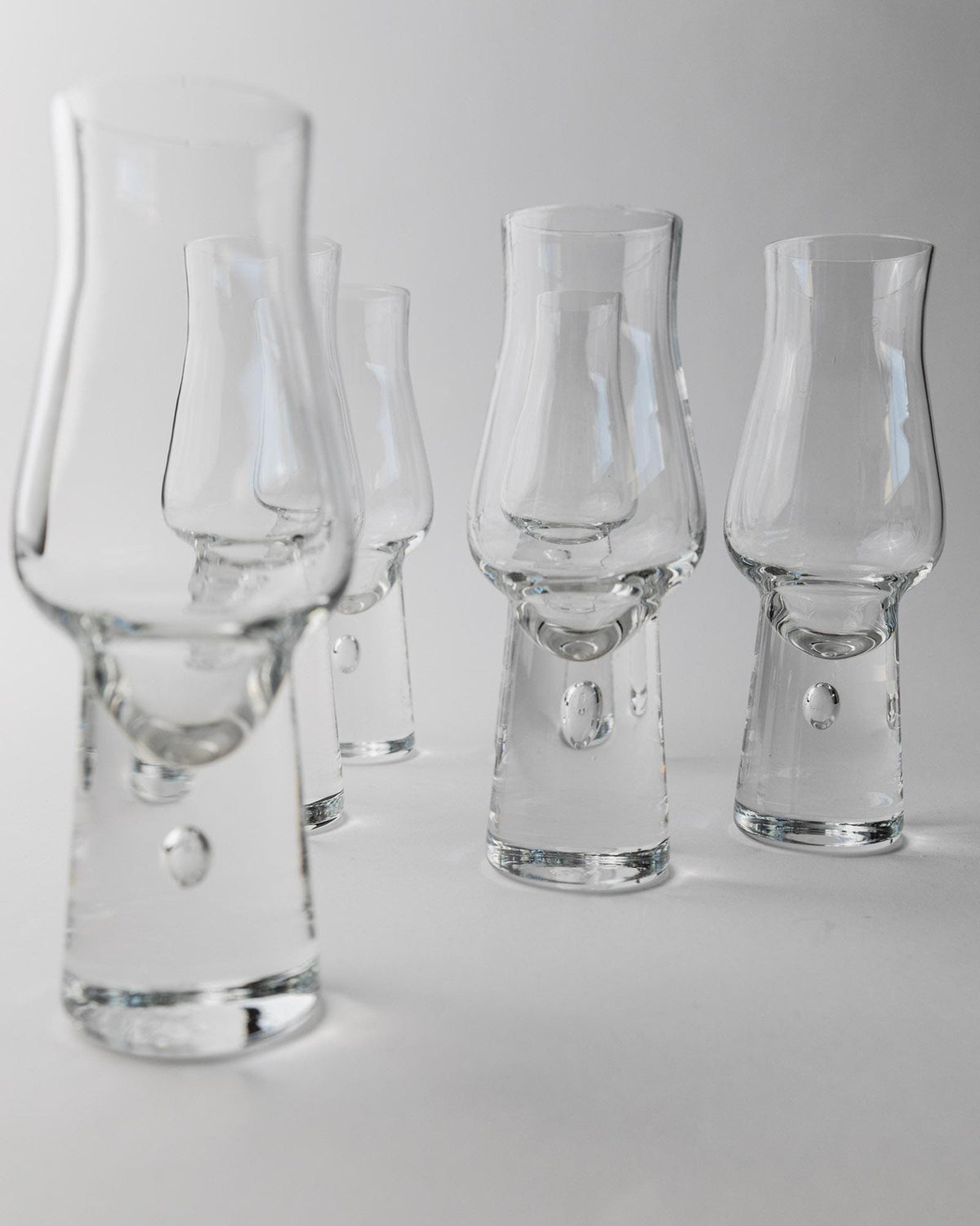 Vintage Trinkglas Set von 6 Murano von Murano