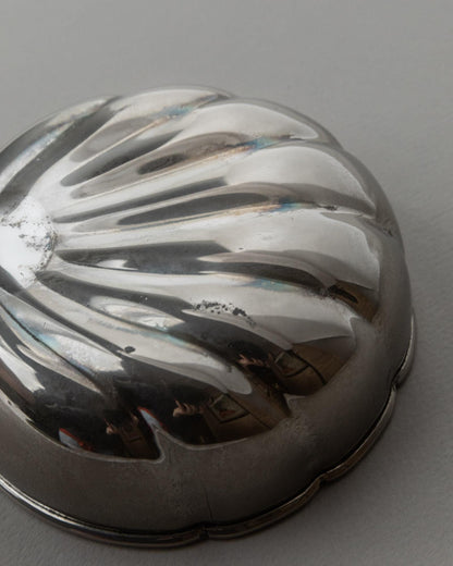 Vintage Schale von Cassetti für Cassetti Silber Patina Dekoration versilbertes Metall