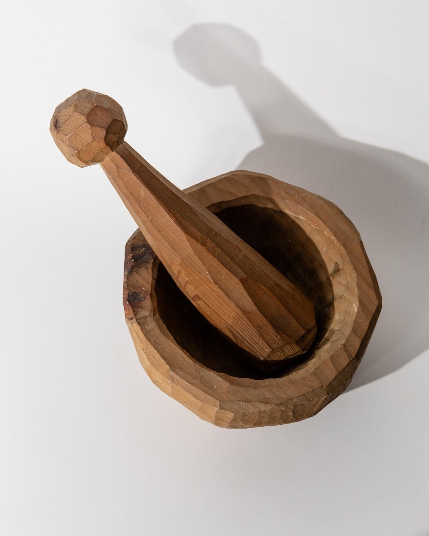 Vintage Mörser von Piero de Buren skulpturale Form