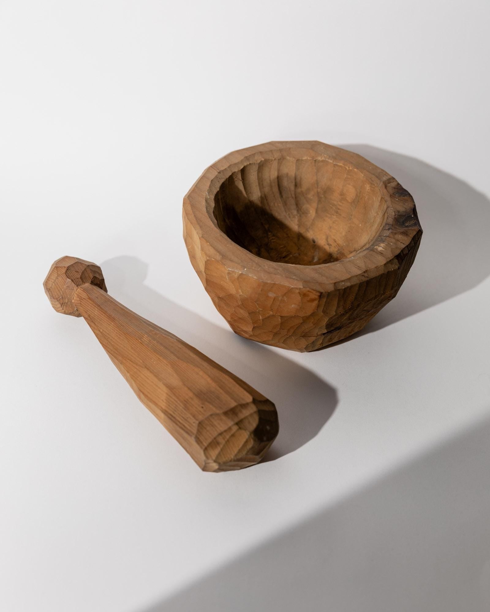 Vintage Mörser von Piero de Buren skulpturale Form