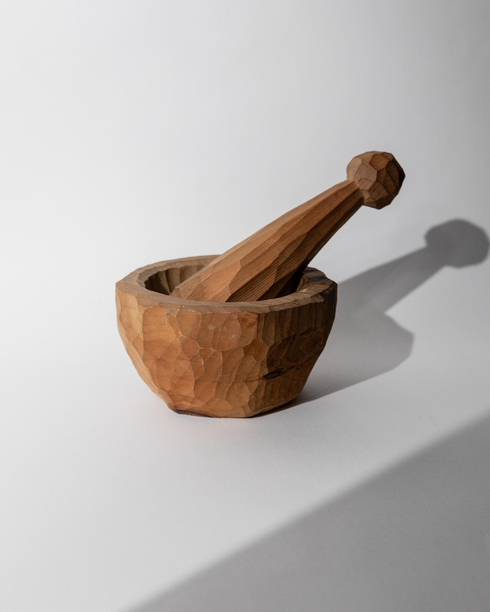 Vintage Mörser von Piero de Buren skulpturale Form