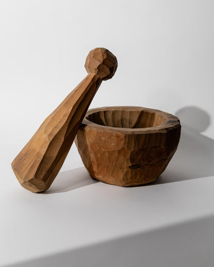 Vintage Mörser von Piero de Buren skulpturale Form