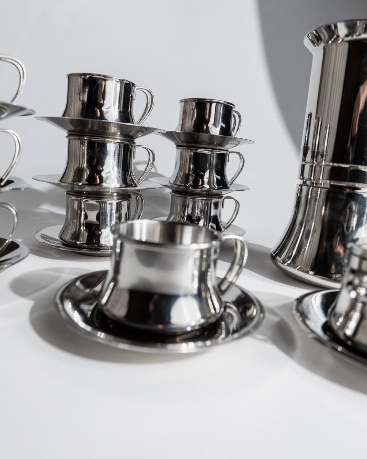 Vintage Kaffeeset für 10 Personen von Inoxpran
