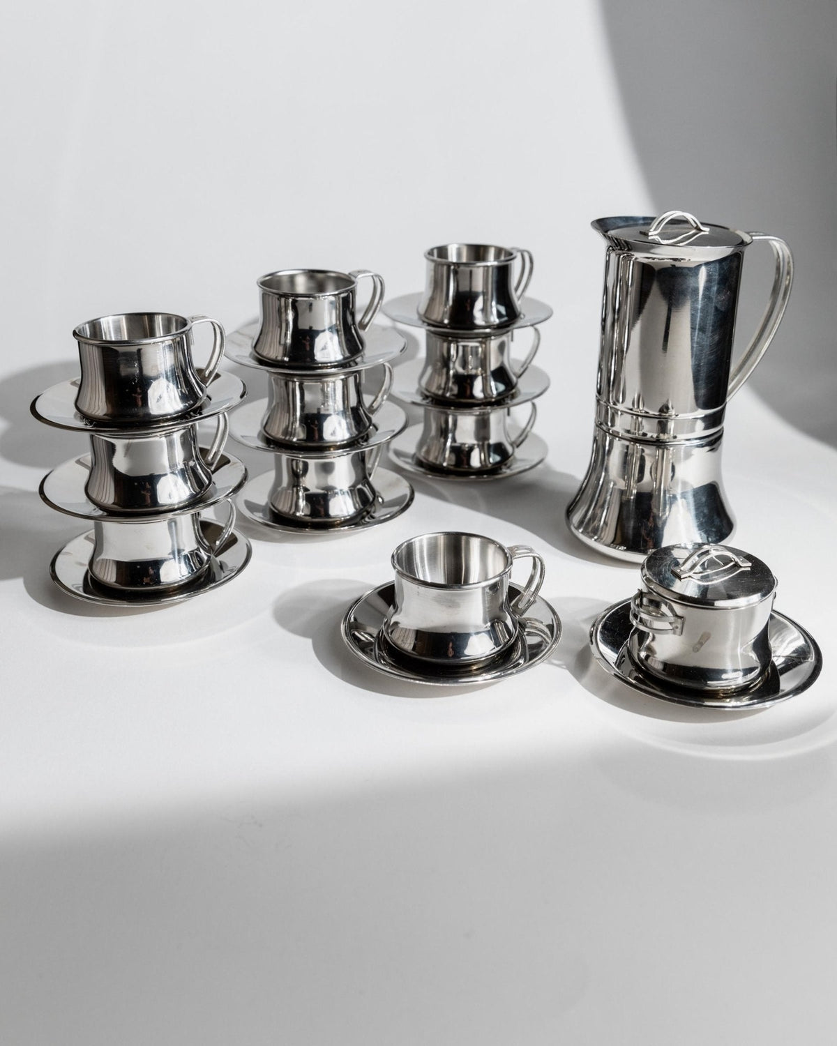 Vintage Kaffeeset für 10 Personen von Inoxpran