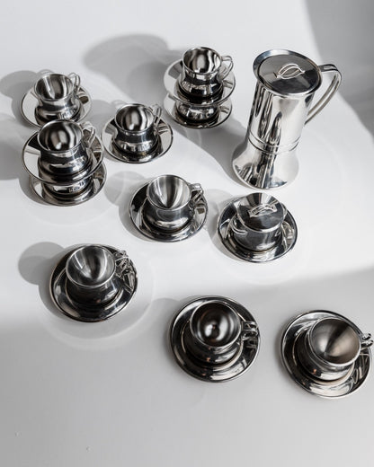 Vintage Kaffeeset für 10 von Inoxpran