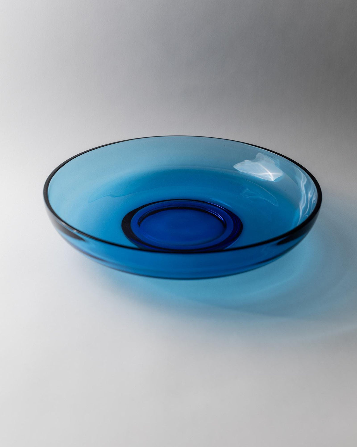Vintage Schale aus Murano Glas königsblau von Murano