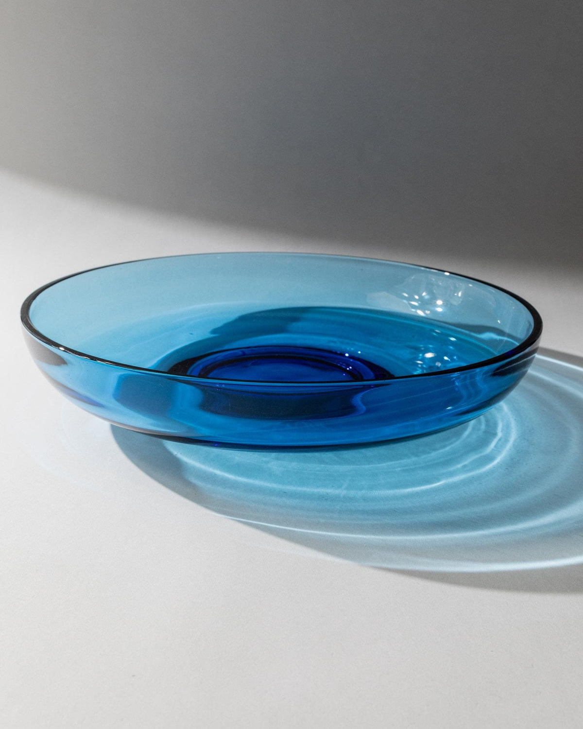 Vintage Schale aus Murano Glas königsblau von Murano