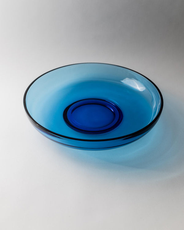 Vintage Schale aus Murano Glas königsblau von Murano