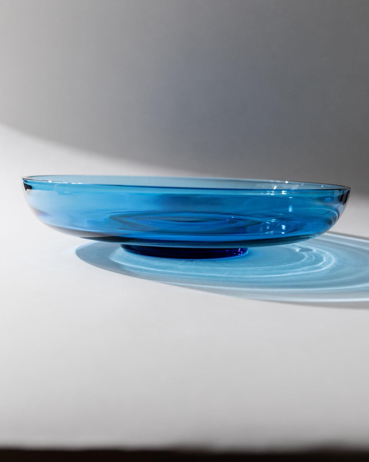Vintage Schale aus Murano Glas königsblau von Murano