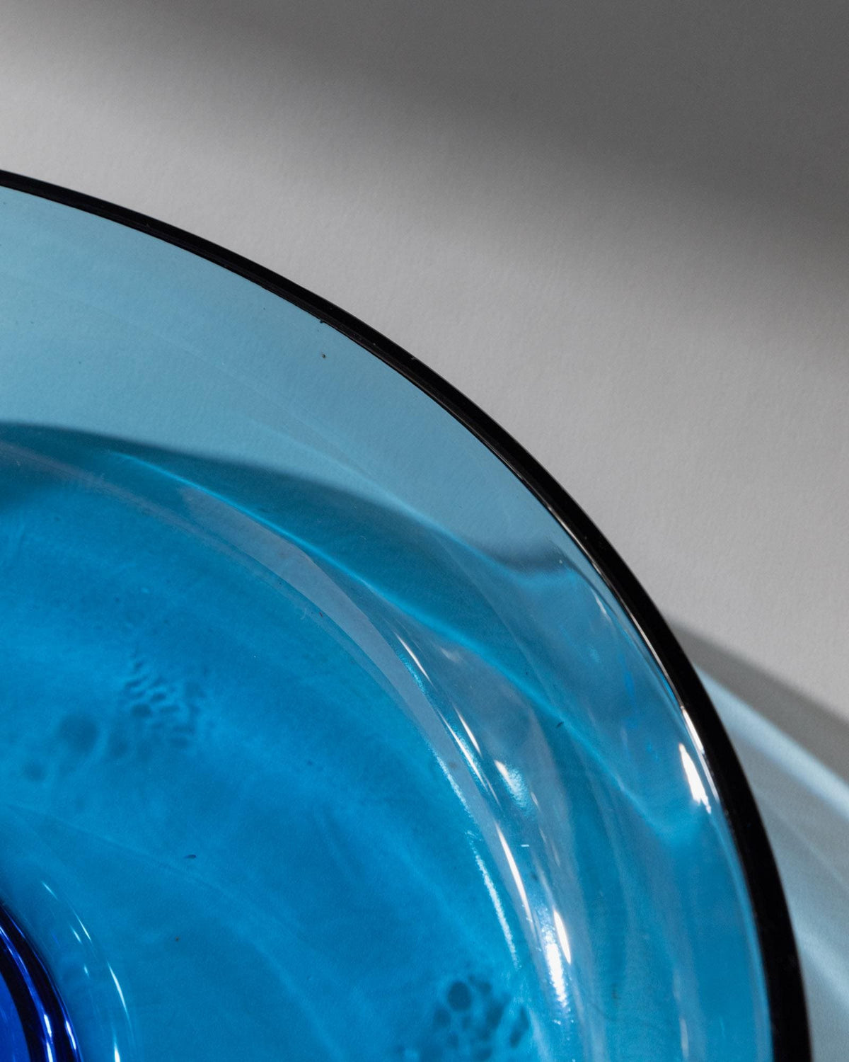 Vintage Schale aus Murano Glas königsblau von Murano