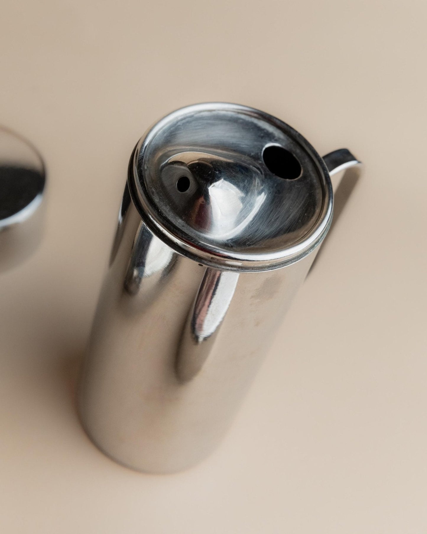 Vintage Öl-und-Essig-Set mit Ständer, 2 Kännchen, Italien, zeitloses Design