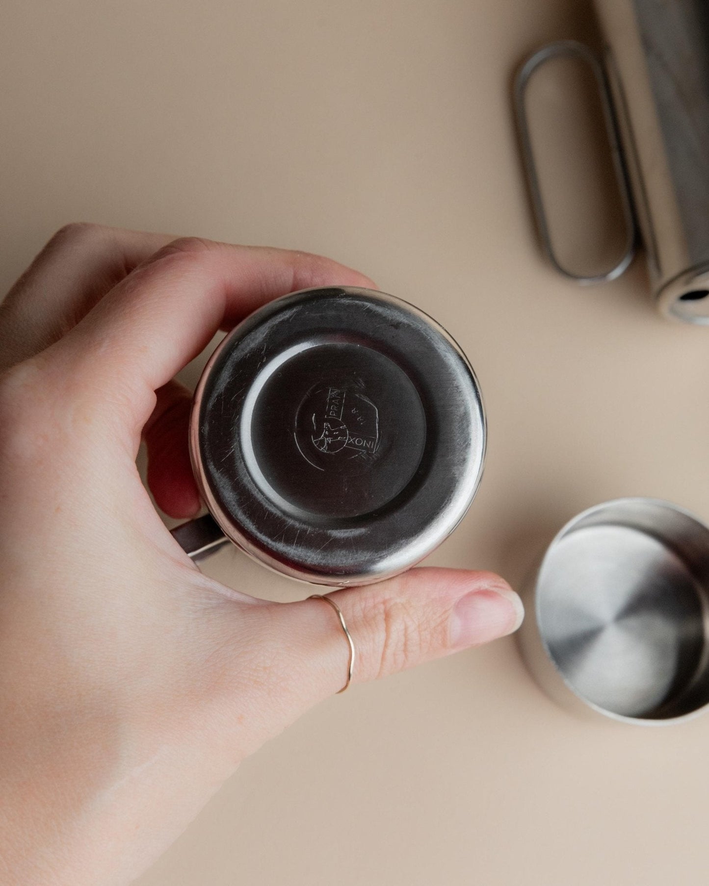 Vintage Öl-und-Essig-Set mit Ständer, 2 Kännchen, Italien, zeitloses Design