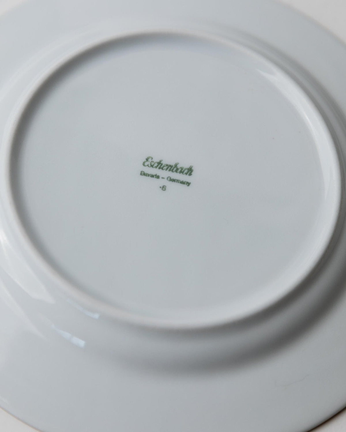 Vintage Geschirrset für 12 Personen von Eschenbach Bavaria, Schwarz-Weiß-Gold