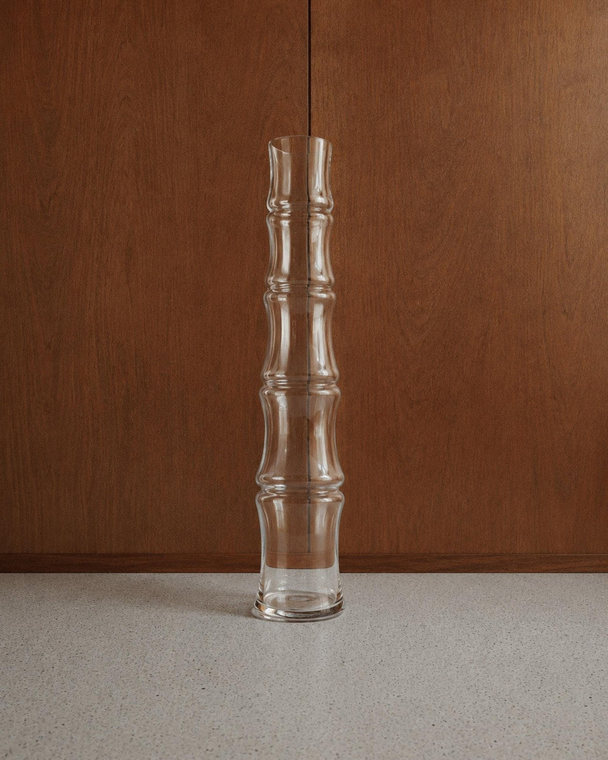 Vintage Glasvase "Bamboo" XL Italienisches Design