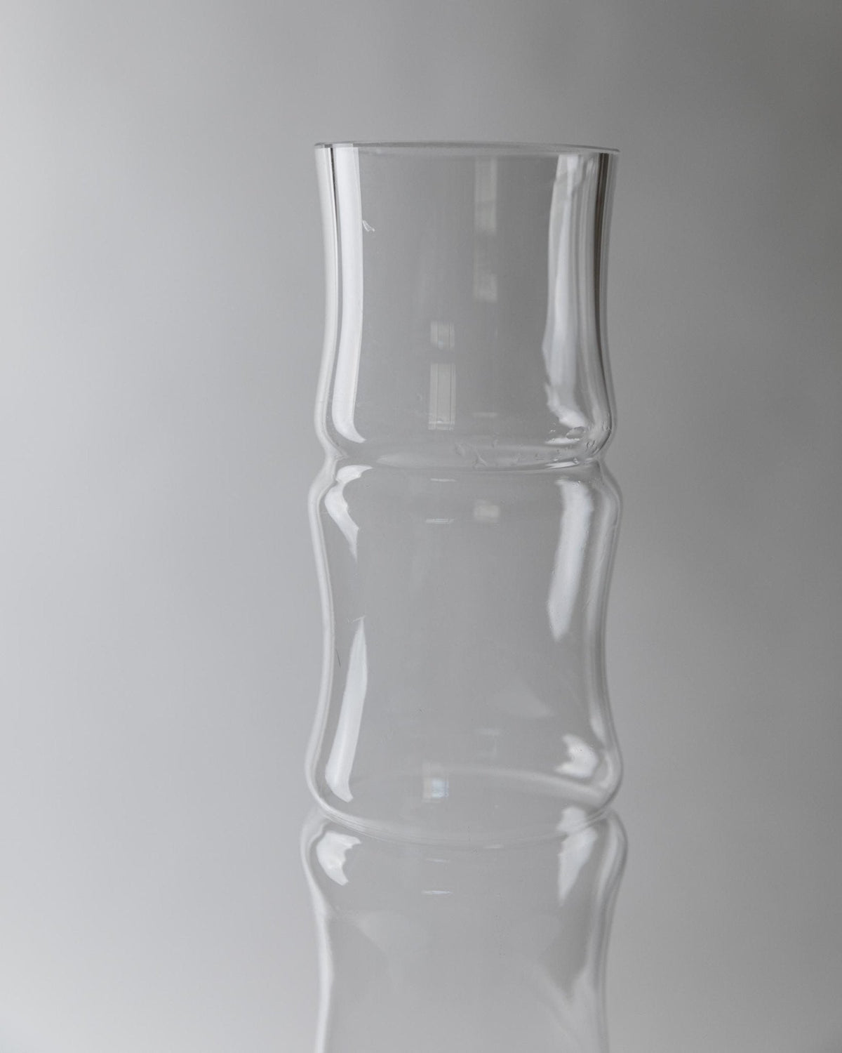 Vintage Glasvase "Bamboo" XL Italienisches Design