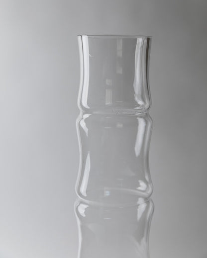 Vintage Glasvase "Bamboo" XL Italienisches Design