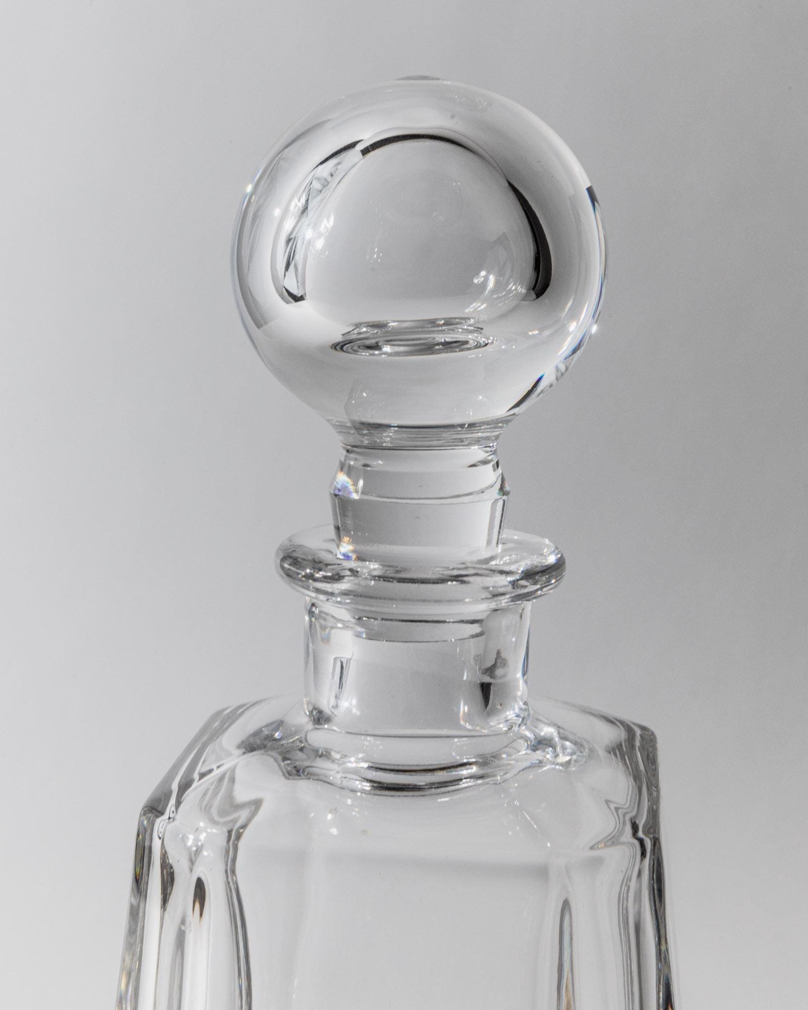 Vintage Dekanter Murano Glas mit Kugelstopfen von L. und G. Murano