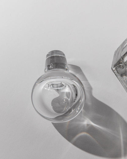 Vintage Dekanter Murano Glas mit Kugelstopfen von L. und G. Murano