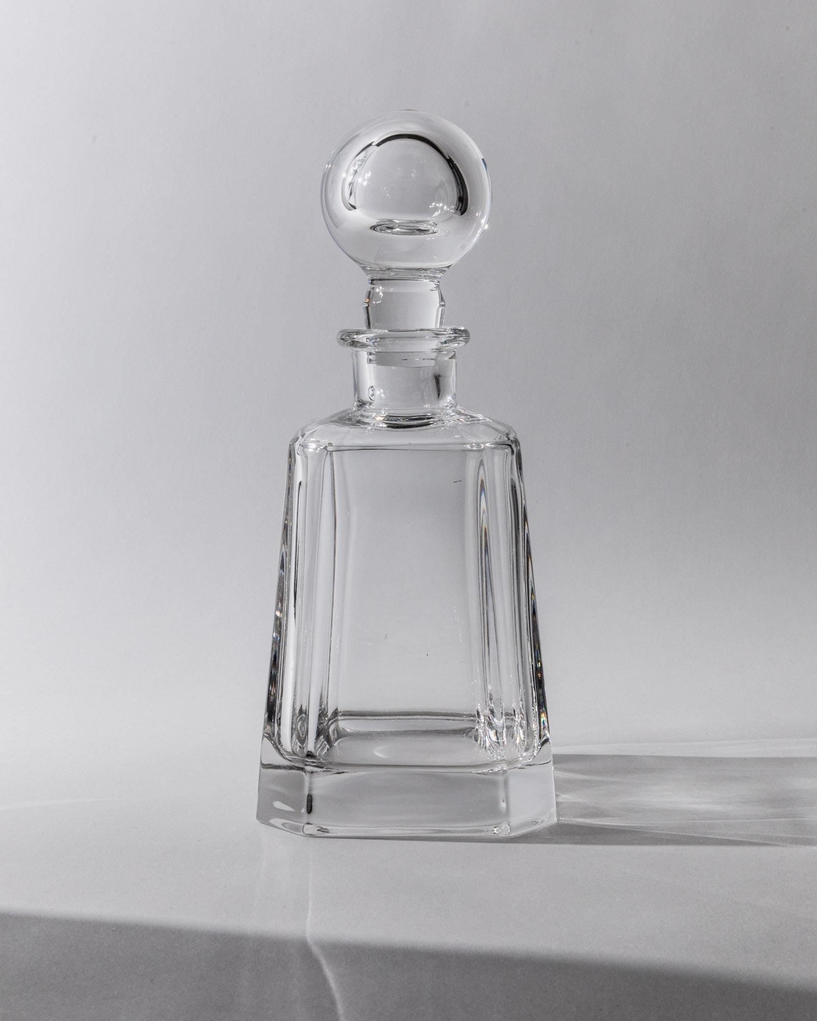 Vintage Dekanter Murano Glas mit Kugelstopfen von L. und G. Murano