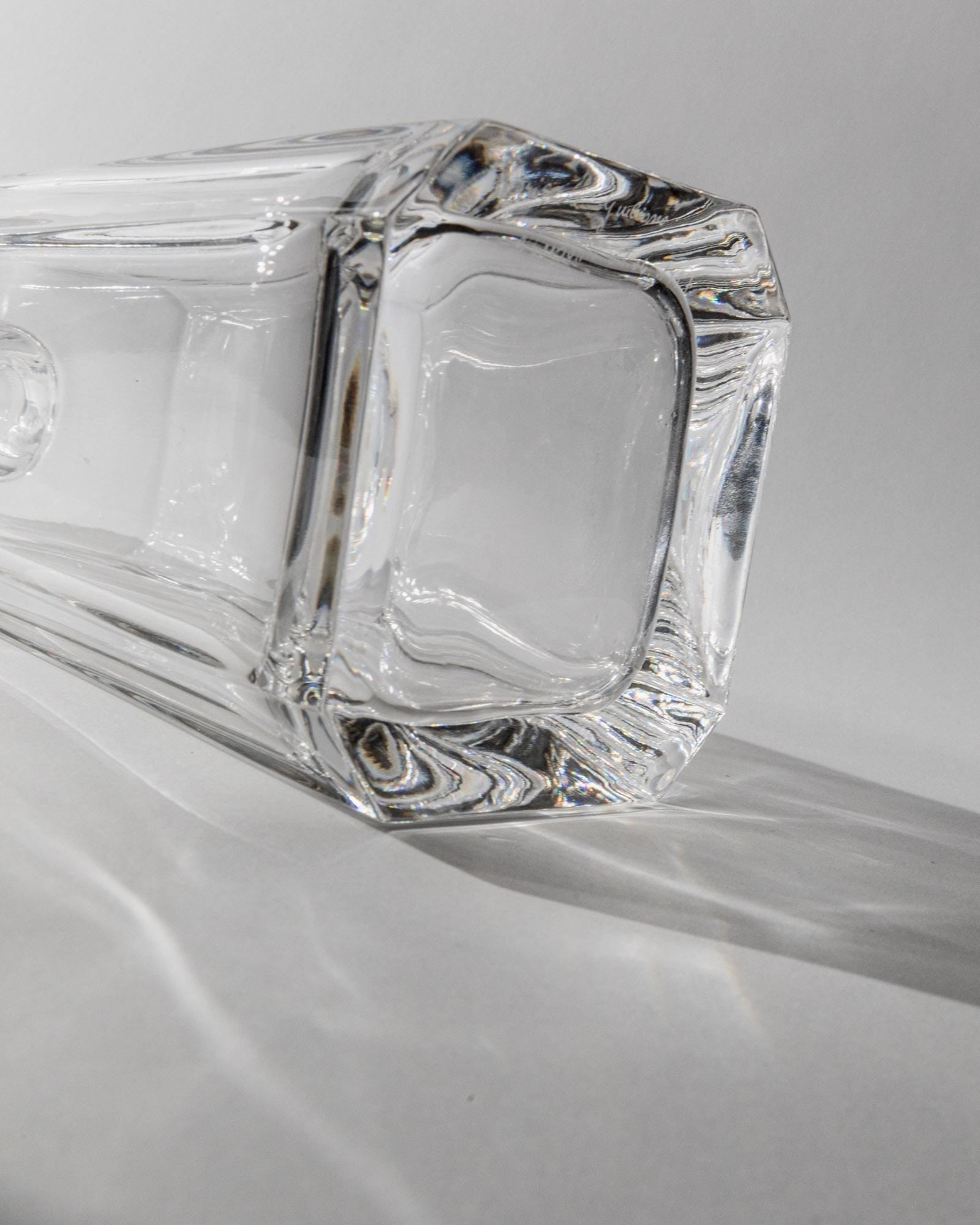 Vintage Dekanter Murano Glas mit Kugelstopfen von L. und G. Murano