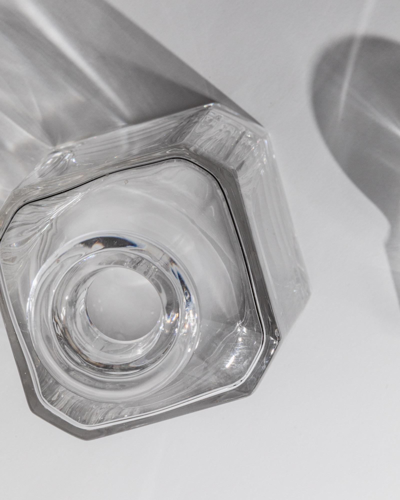 Vintage Dekanter Murano Glas mit Kugelstopfen von L. und G. Murano