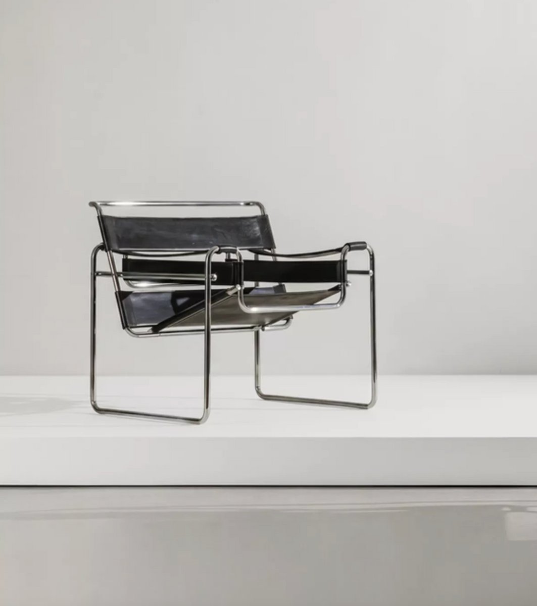 Set von 2 Vintage Armlehnstühle "Wassily" von Marcel Breuer für Knoll