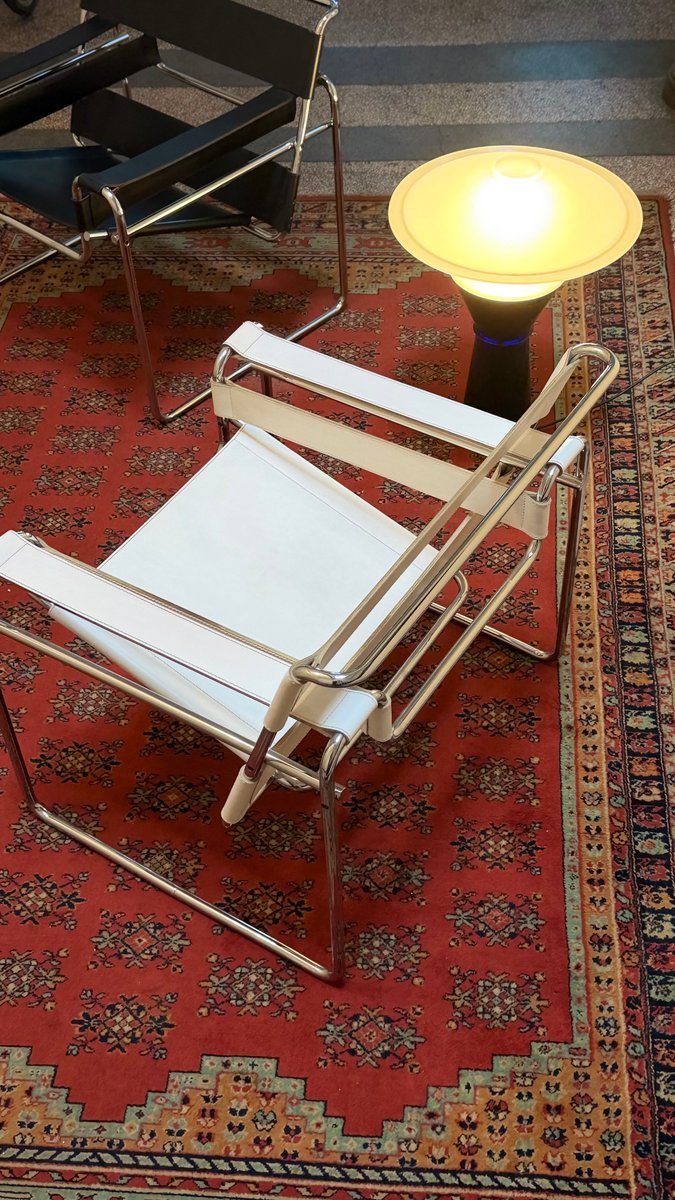 Set von 2 Vintage Armlehnstühle "Wassily" von Marcel Breuer für Knoll