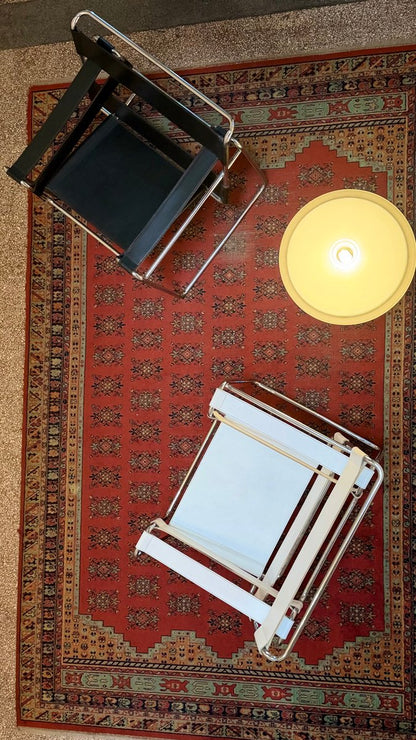 Set von 2 Vintage Armlehnstühle "Wassily" von Marcel Breuer für Knoll