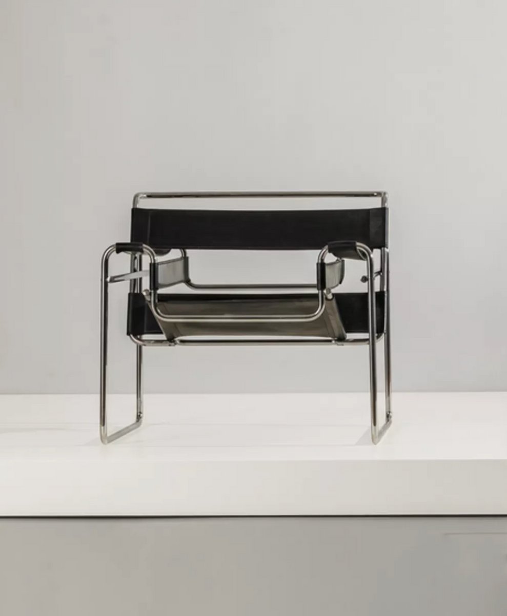 Set von 2 Vintage Armlehnstühle "Wassily" von Marcel Breuer für Knoll