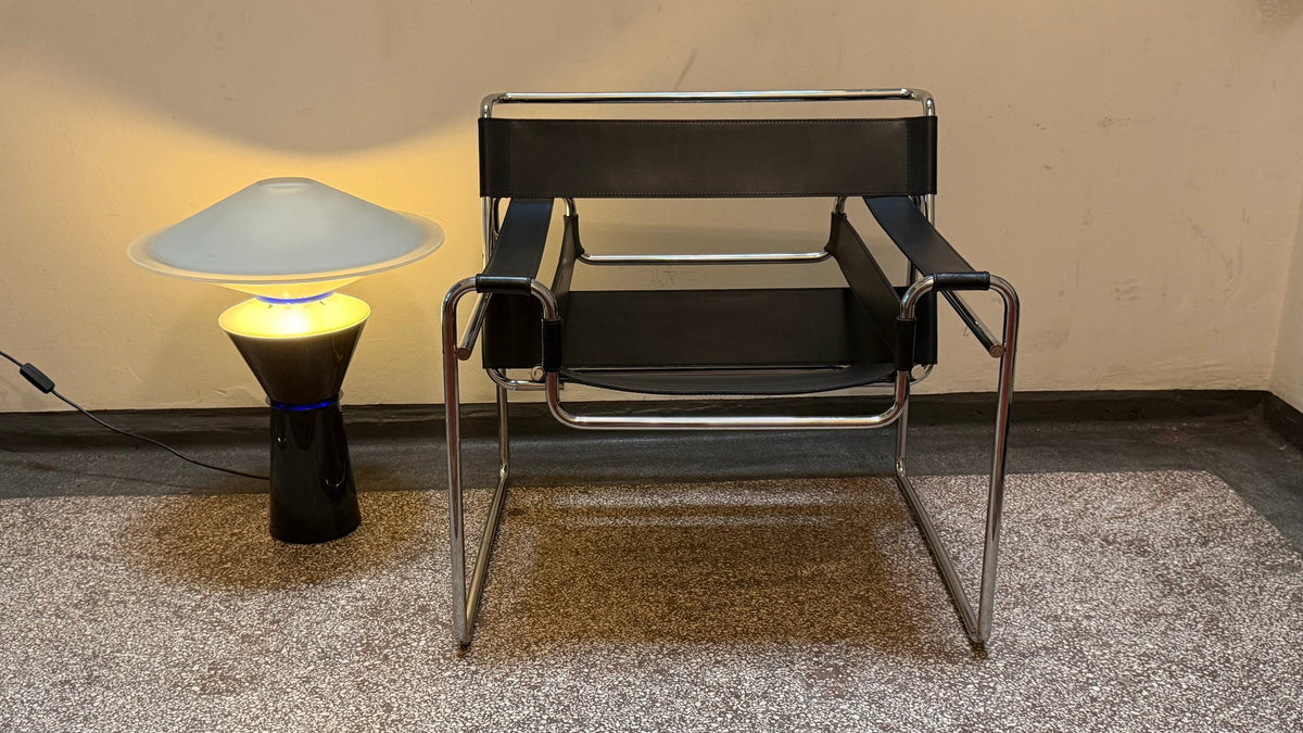 Vintage Sessel "Wassily" von Marcel Breuer für Gavina