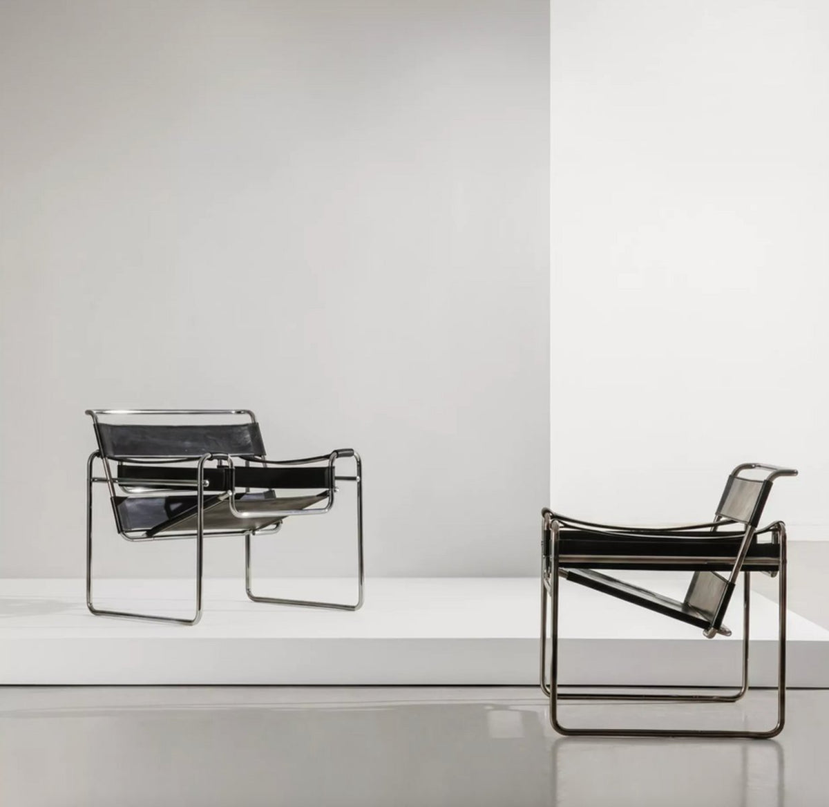 Set von 2 Vintage Sessel "Wassily" von Marcel Breuer für Knoll