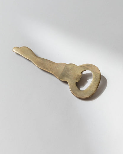 Vintage Flaschenöffner Rope and Knot von Italien 1960er, Messing, zeitloses Design, Geschenkidee