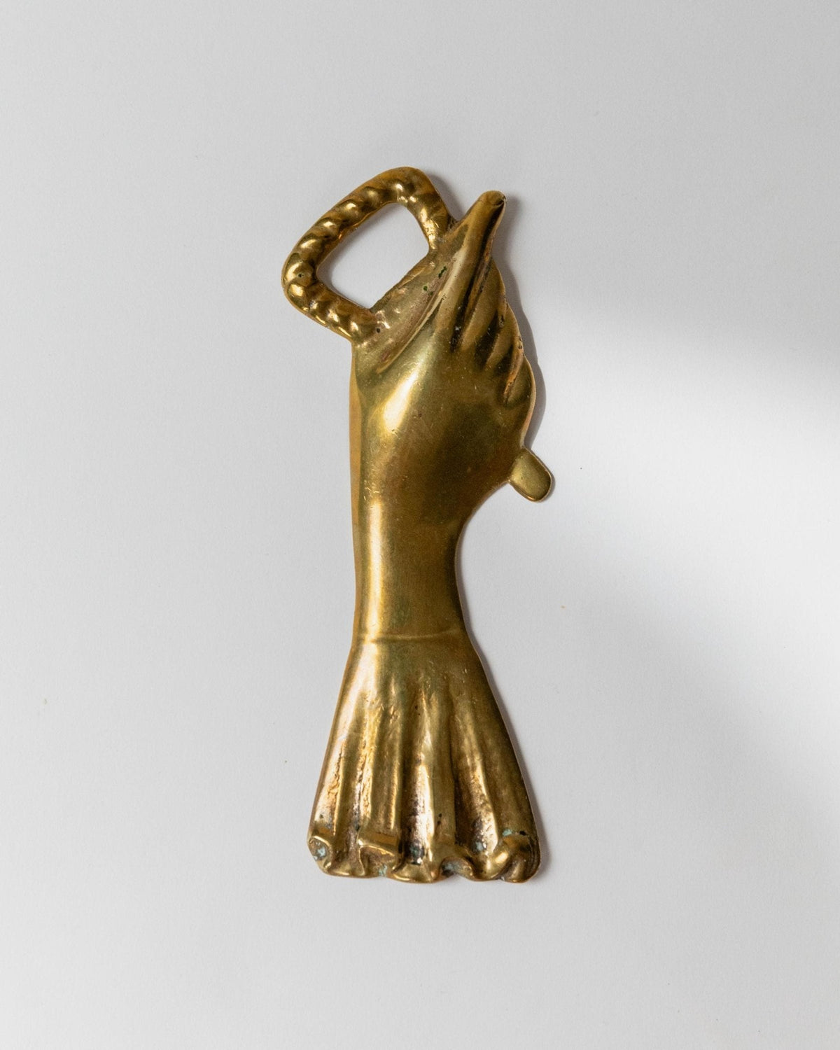 Vintage Flaschenöffner Hand und Ärmel von CEG für Italien