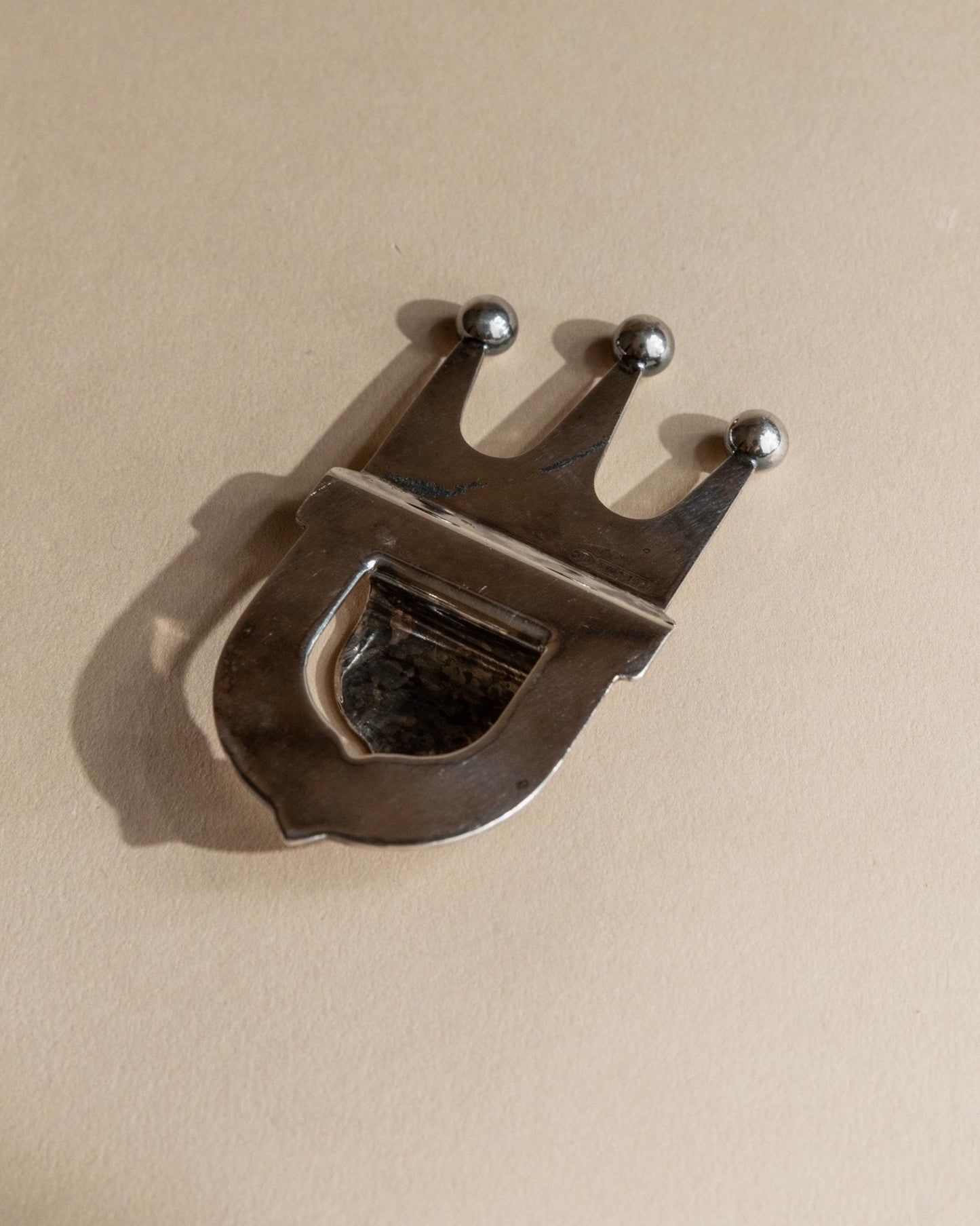 Vintage Flaschenöffner Crown von Italien silberplattiert, retro, elegant, Geschenkidee Weihnachten